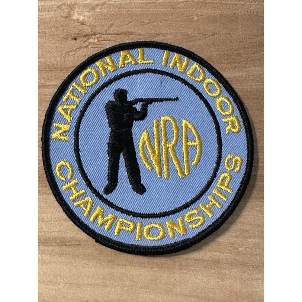 ROD GUN CLUB PISTOL FIREARMS NRA  HUNTING NATIONAL Hat Jacket Patch Emblem